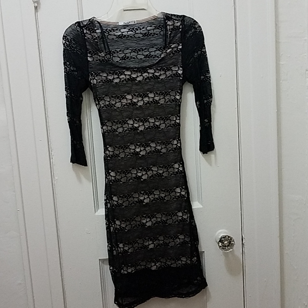 Little Black Laced Dress